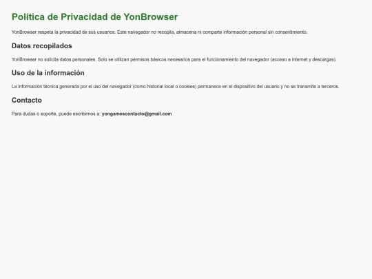políticadeprivacidad screenshot