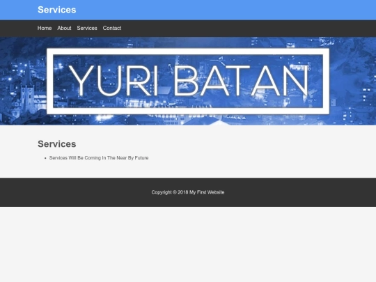 services screenshot