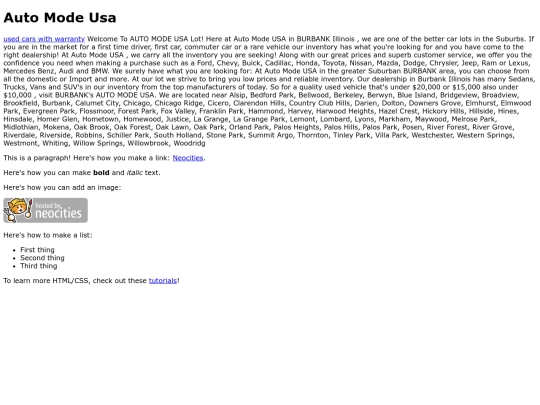 index screenshot
