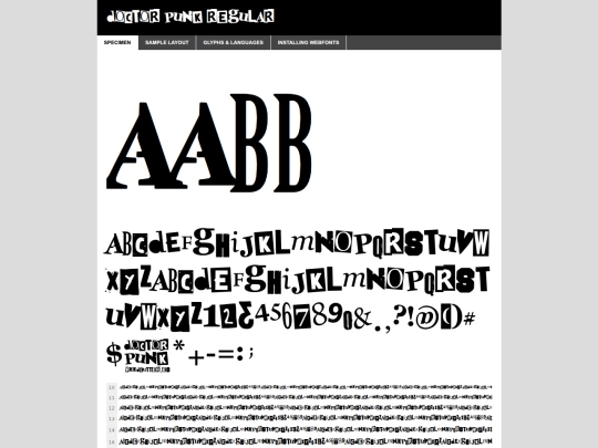 fonts/dr-punk/doctor_punk-demo screenshot