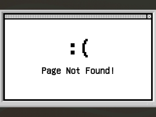 not_found screenshot