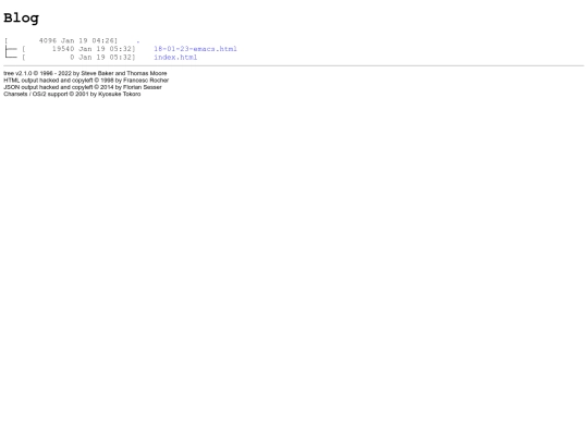 blog screenshot