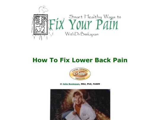 BackPainArticle screenshot