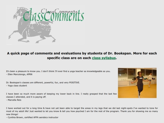 ClassComments screenshot