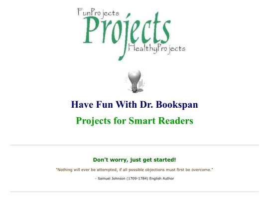 Projects screenshot