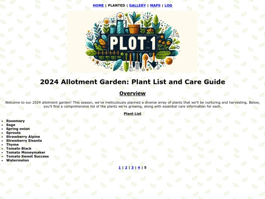 planted5 screenshot