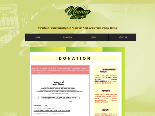 donation screenshot
