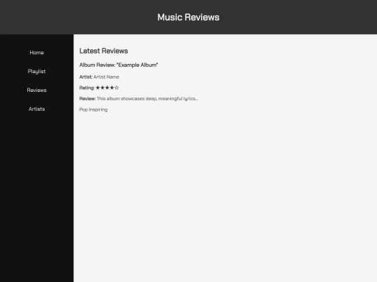 reviews screenshot