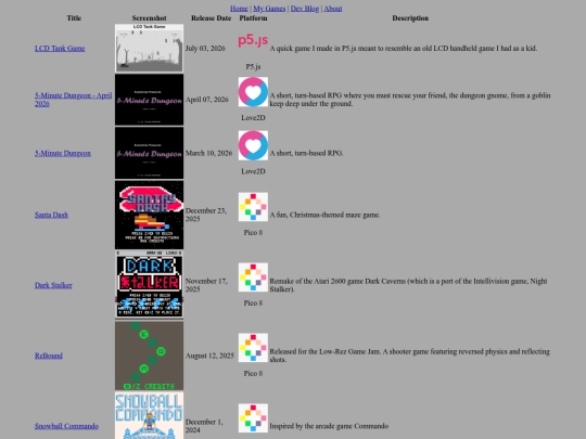 mygames screenshot