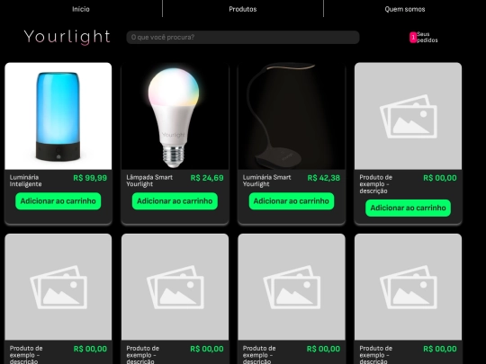 produtos screenshot