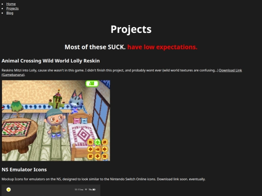 sp/projects screenshot