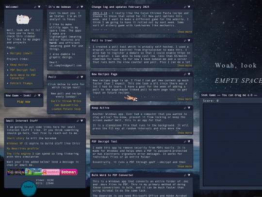 index screenshot