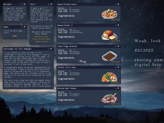 recipes/recipes screenshot