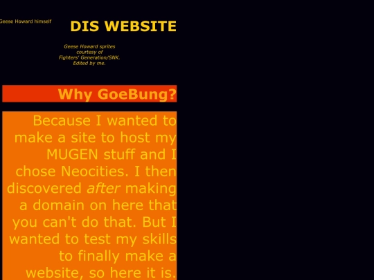 goebungFAQs screenshot