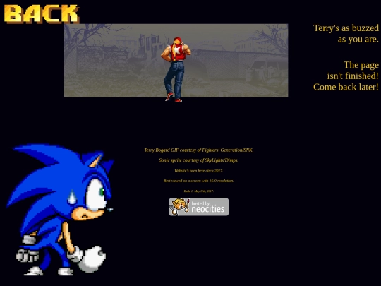 not_foundSONIC screenshot