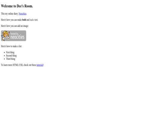 index screenshot