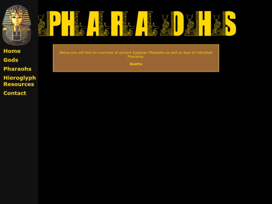 Pharaohs/PharaohsLanding screenshot