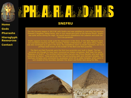 Pharaohs/Snefru screenshot