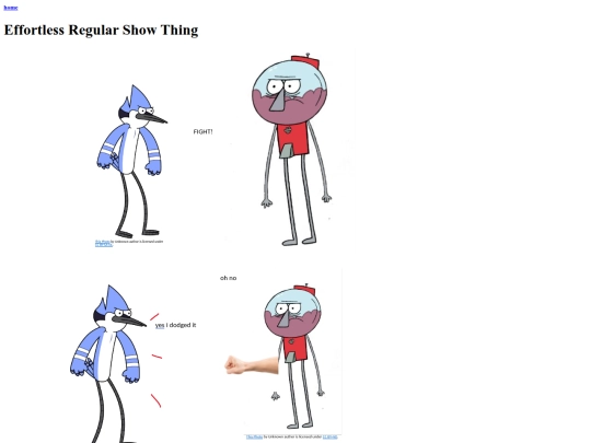 Effortlessregularshowthing screenshot