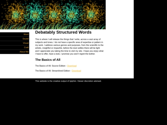 Writing screenshot