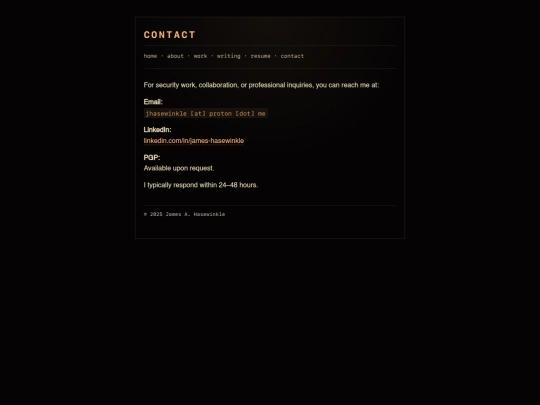 contact screenshot