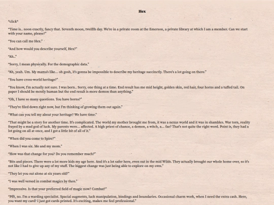 writing/hex interview screenshot