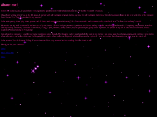 aboutme screenshot