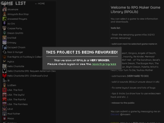 library screenshot