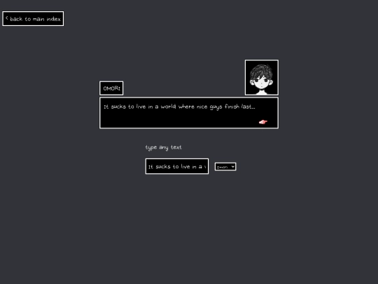 omori_text_generator_test screenshot