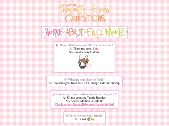 faq screenshot