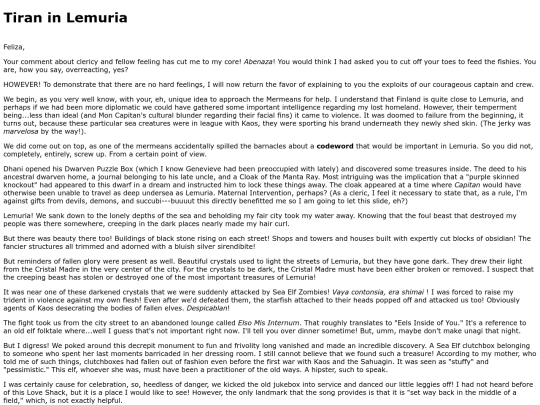 tirantalkslemuria screenshot