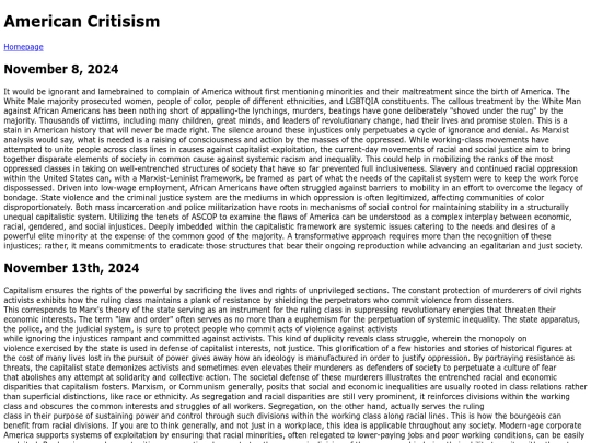 AmerikkkanCriticism screenshot