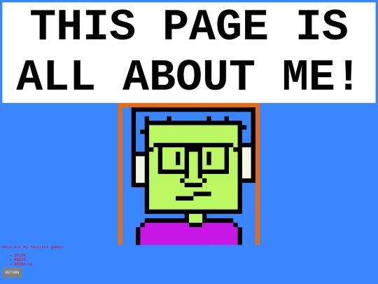 AboutMe screenshot