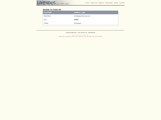 contacts screenshot