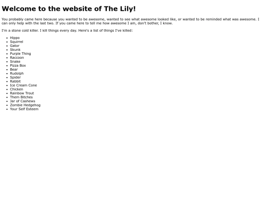 index screenshot