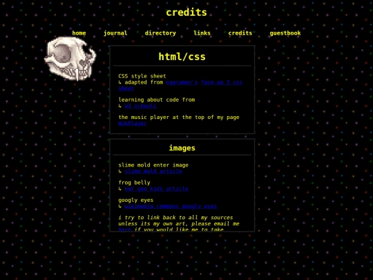 credits screenshot
