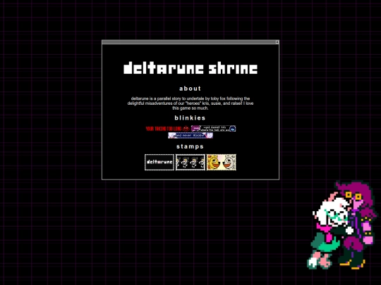deltarune shrine/deltarune screenshot