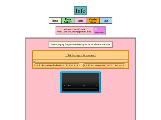 Info screenshot