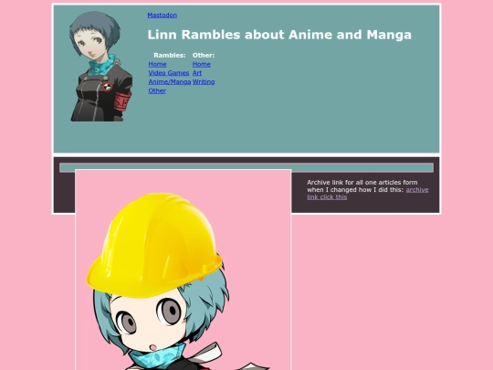 rambles/animanga screenshot