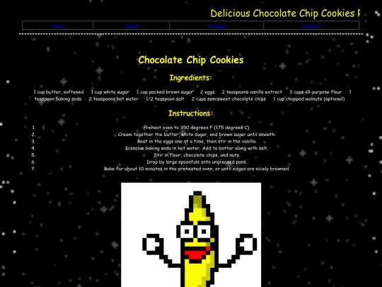 recipes/chocolate-chip-cookies screenshot