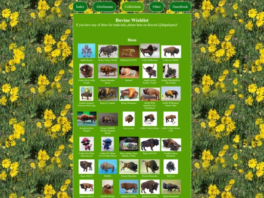 collections/wishlist/bovines screenshot