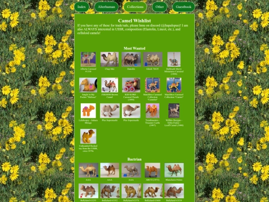 collections/wishlist/camels screenshot