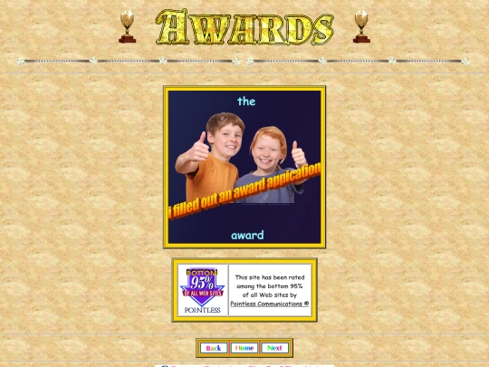 awards screenshot