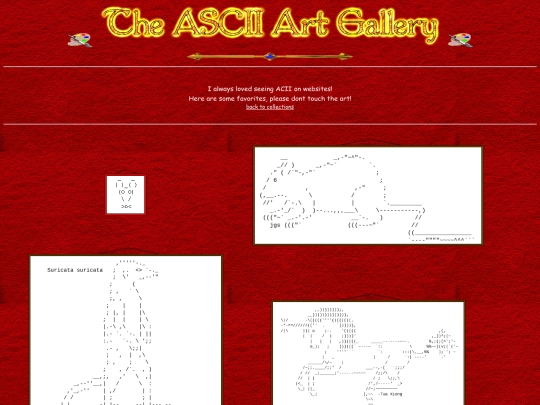 collections/ascii screenshot