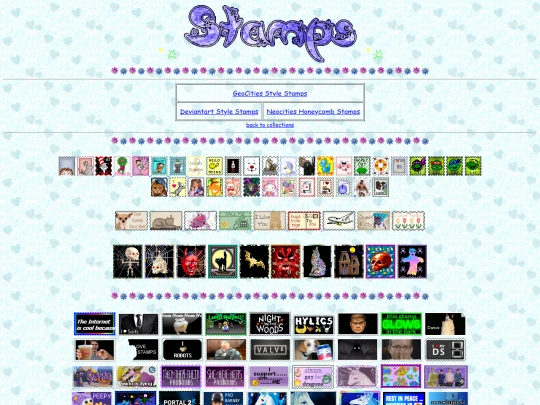 collections/stamps screenshot