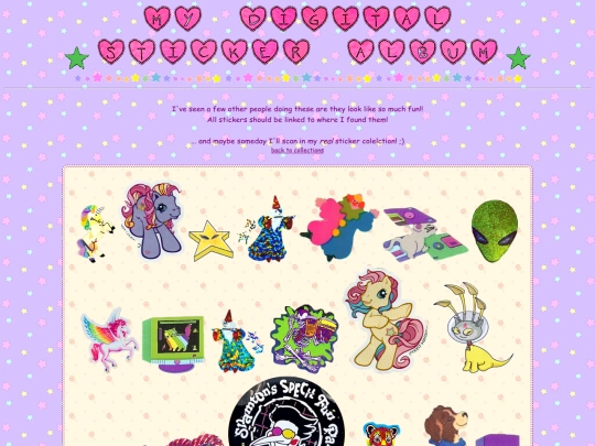 collections/stickers screenshot