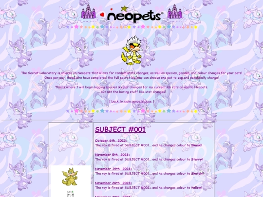 neopets/lab screenshot