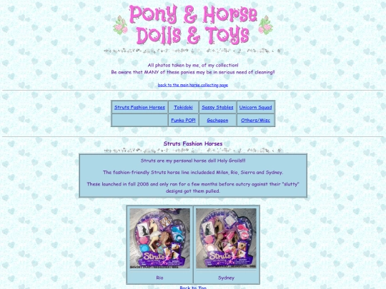ponies/dolls screenshot