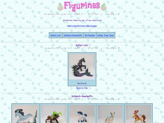 ponies/figurines screenshot
