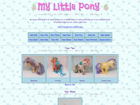 ponies/mlp/gen1 screenshot